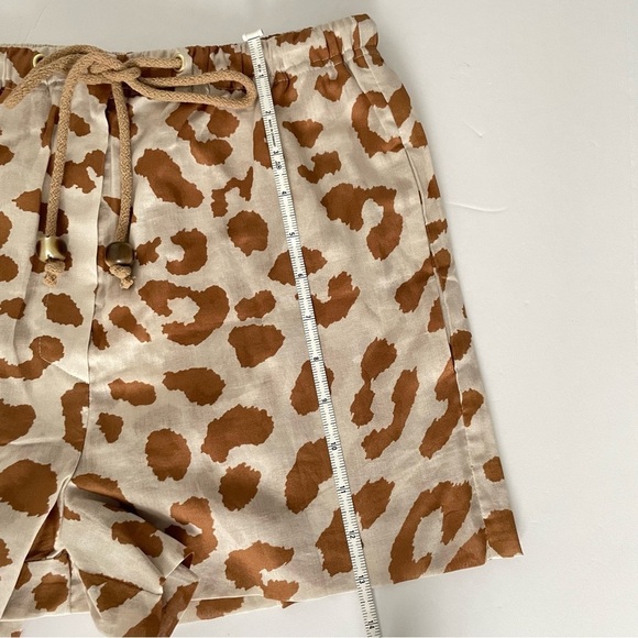 NANUSHKA Febe Pyjama Style Shorts ocelot leopard print cotton xs - Picture 6 of 10